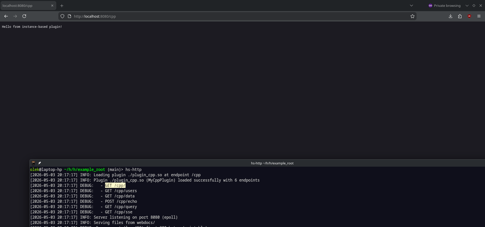 hs-http plugin example